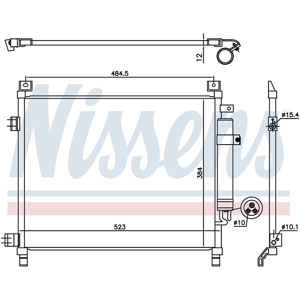 COND. NISSAN NOTE E12 (13) 1,2i