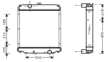RAD. MITSUBISHI CANTER (93)