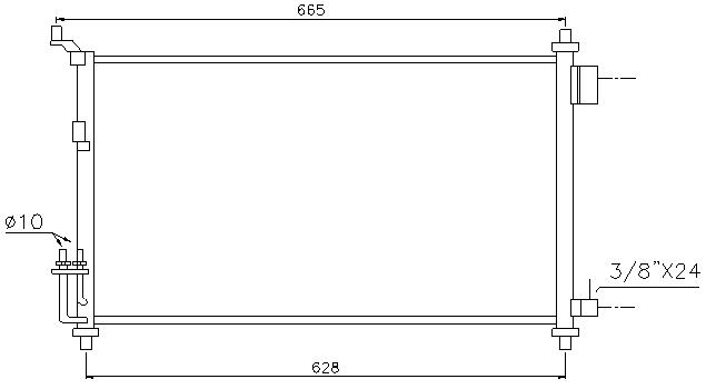 COND. NISSAN MICRA K12/JUKE/NOTE/TIIDA (02) GASOLINA