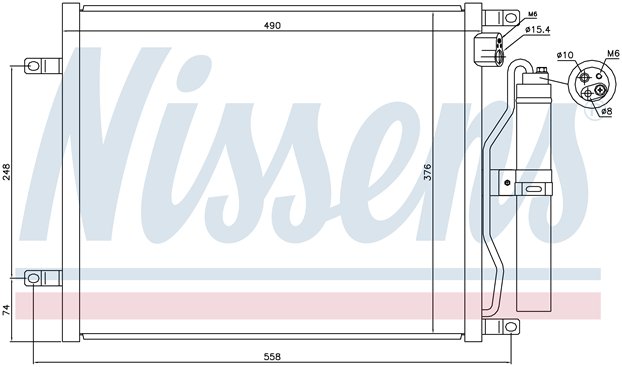 COND. NISSAN MICRA K12 (05) DIESEL
