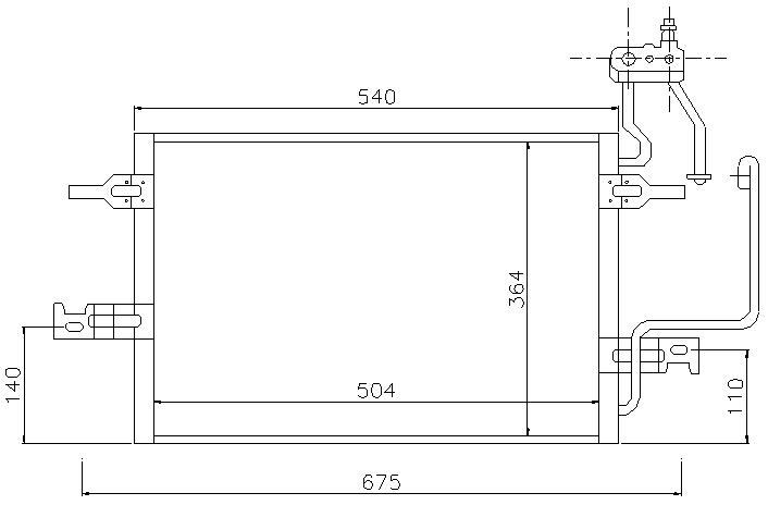 COND. OPEL MERIVA (03) 1.4/1.6/1.7CDTi/1.8
