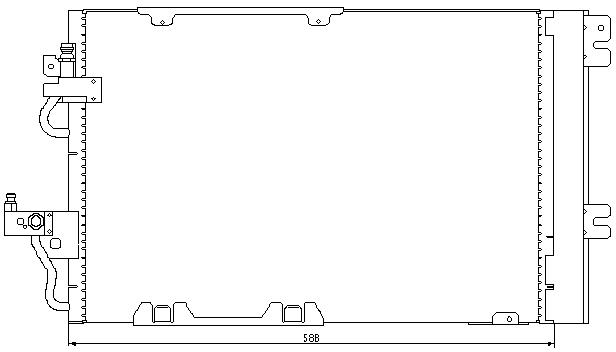 COND. OPEL ASTRA H/ZAFIRA B (04) 1.2/1.6/1.8/2.2