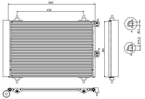 COND. PSA BERLINGO/PARTNER/XSARA PICASSO (01) 1.6HDi