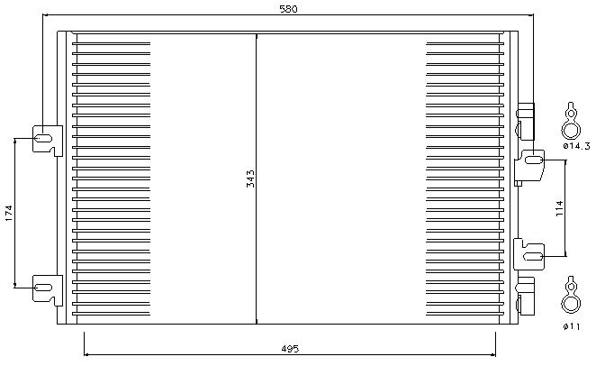 COND. RENAULT/NISSAN (98) KANGOO/KUBISTAR 1.5DCi