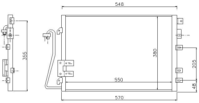 COND. RENAULT/NISSAN (03) KANGOO/KUBISTAR 1.2/1.6/1.5D/1.9D
