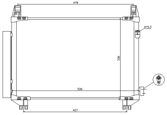 COND. TOYOTA YARIS (05) 1.4D4D
