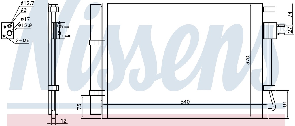 COND. HYUNDAI I20 (08) 1,2 / 1,4