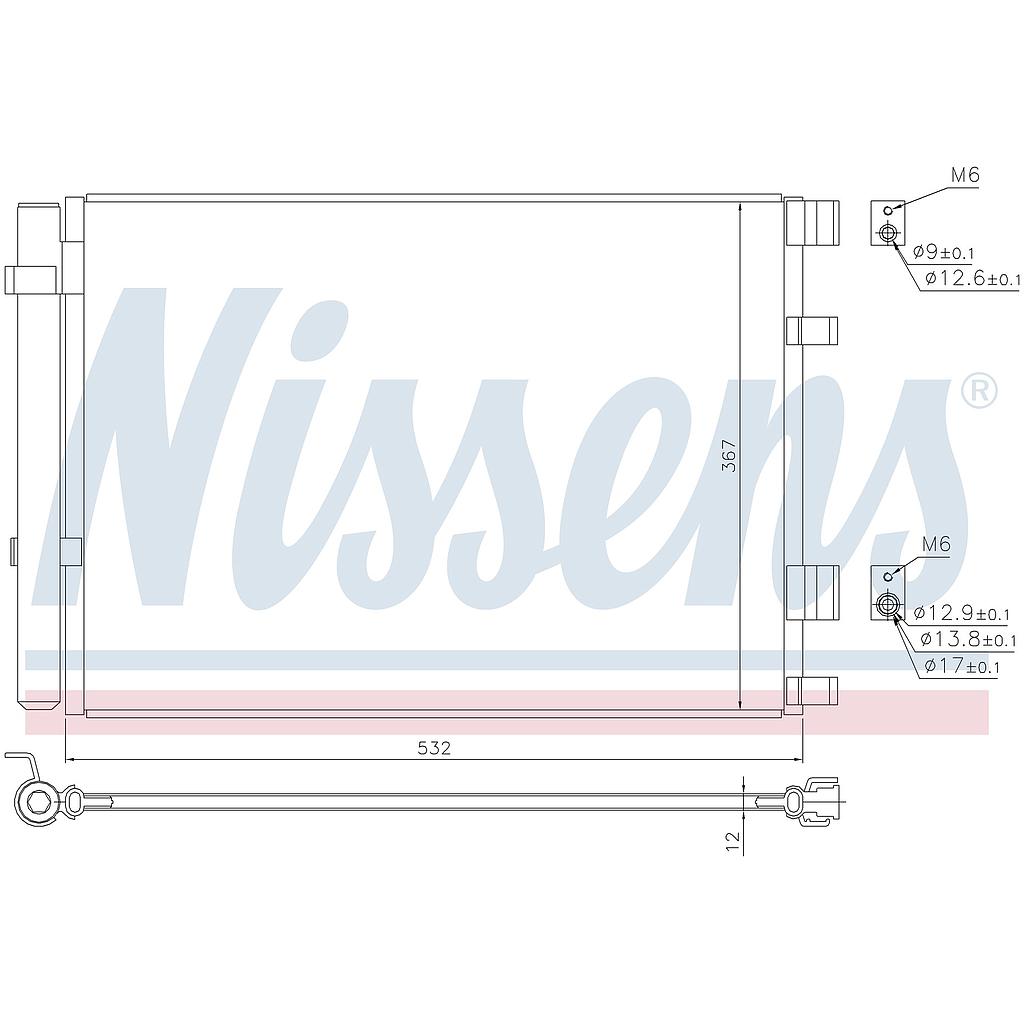 COND. HYUNDAI ACCENT (11) 1,4CRDI / 1,6CRDI