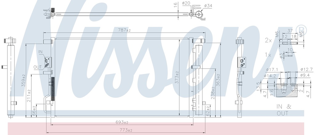 COND. HYUNDAI TUCSON (16) 1,6 / 2,0 / 2,4