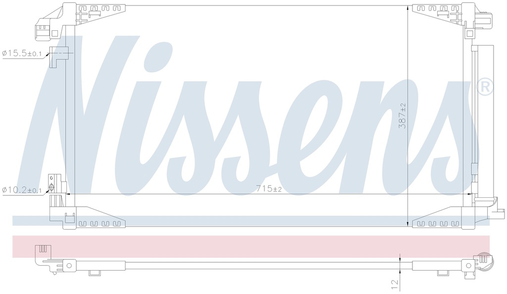 COND. TOYOTA C-HR (16) 1,2VVTI