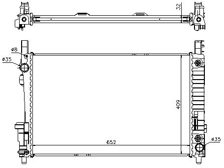 RAD. MB W169 (04) M/A +/- CLASE A
