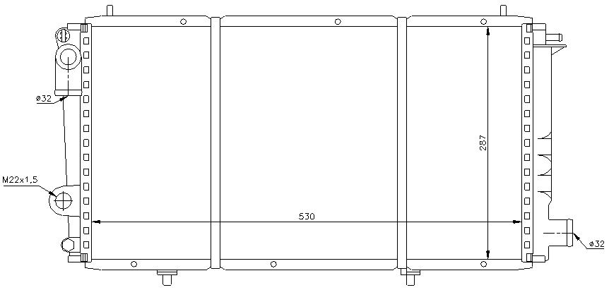 RAD. CITROEN C-15  (94) 1.8 D