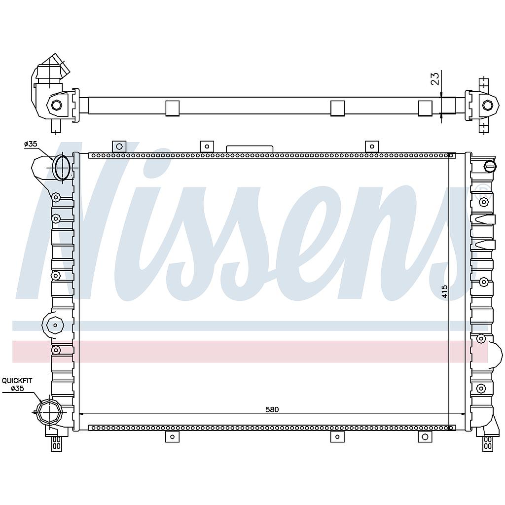 RAD. ALFA ROMEO 156 (97) 1,8 / 2,0 / 2,5