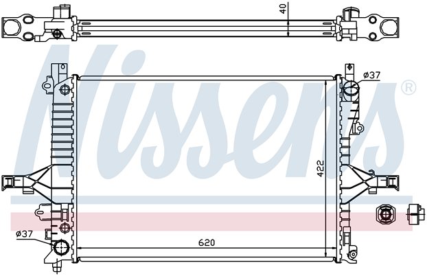 RAD. VOLVO 60S/C70/S70/V70/XC70/S80 (98) +/- M/A 2.0/2.3/2.4D