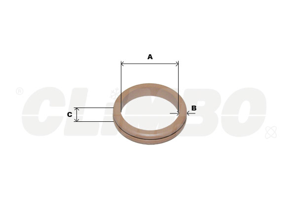 JUNTA DOBLE MEDIANA - MARRON