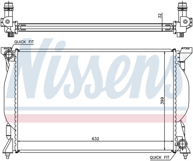 RAD. AUDI A4 (01) + 2.4i