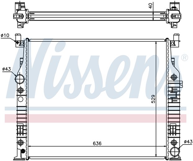 RAD. MERCEDES W164/W251 (05) ML280/ML300