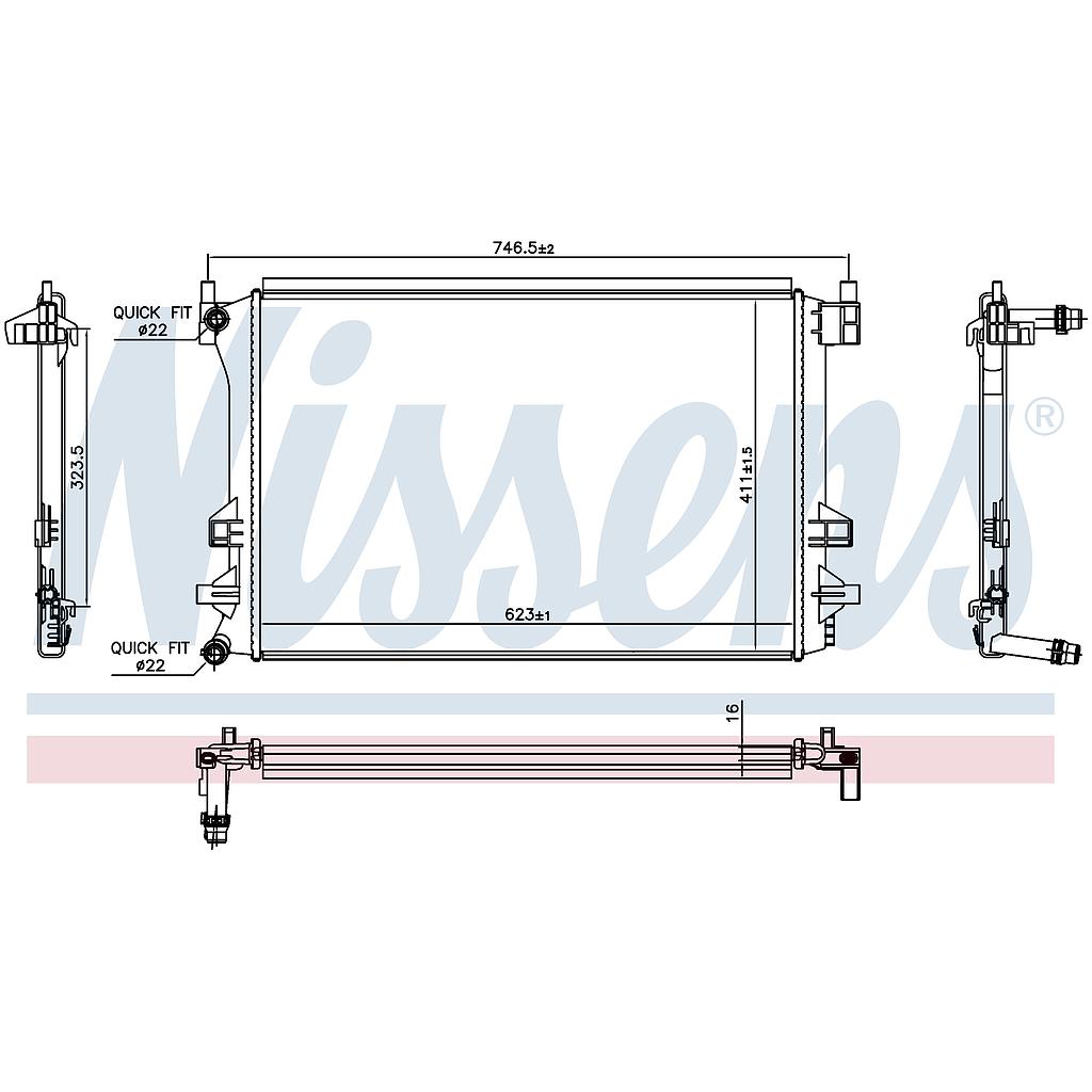 RAD. AUDI A1 (19) 1,0 25TFSI / 1,0 30TFSI / 1,5 35TFSI
