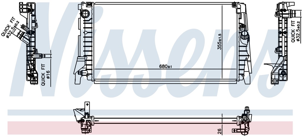 RAD. BMW SERIE 1 F40 (19) 116I 1,5 / 118I 1,5 / 120I 2,0
