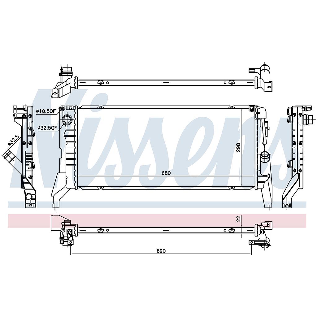 RAD. BMW SERIE 2 F45 (14) 214D / 216D / 218D / 220D