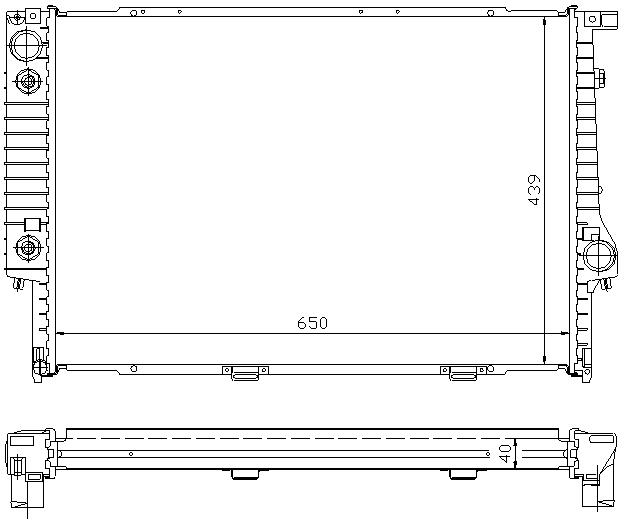 RAD. BMW 5/7/8 E31/E32/E34 (86) + AUT 524TD/530/730/750/850