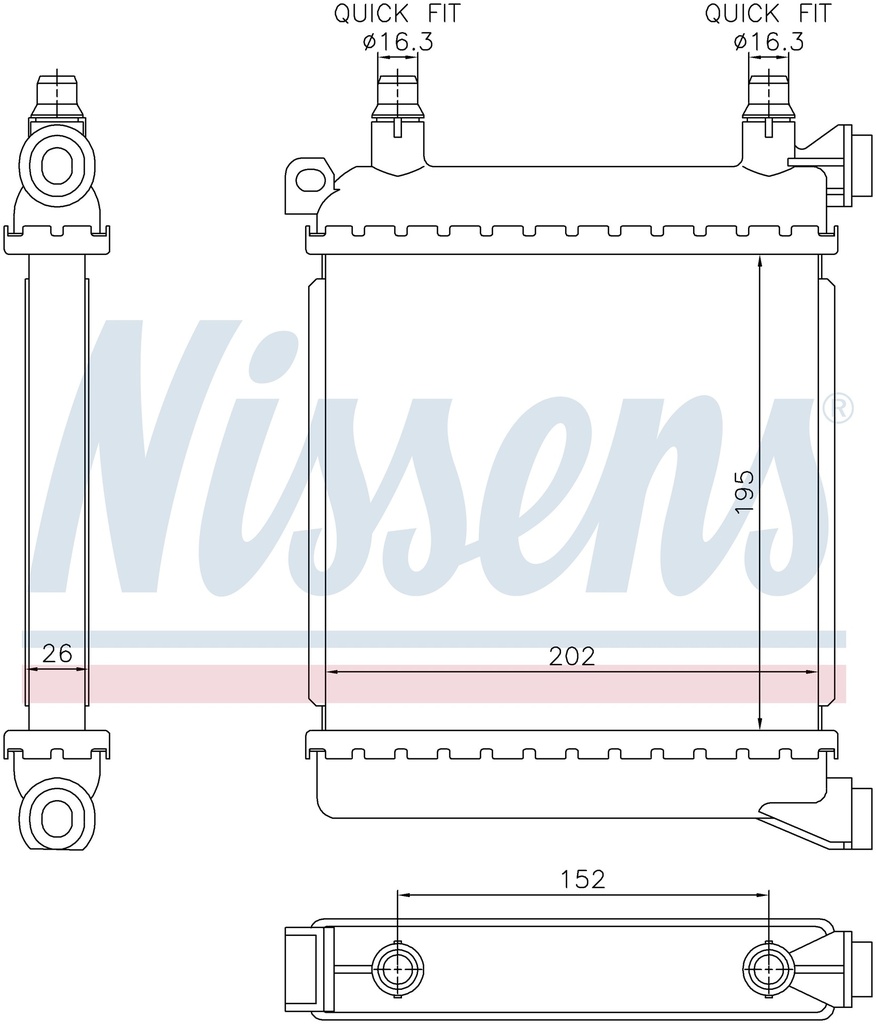 RAD. AUX BMW SERIE 1 F40 (19) 116I / 118I / 120I / 128TI / M1