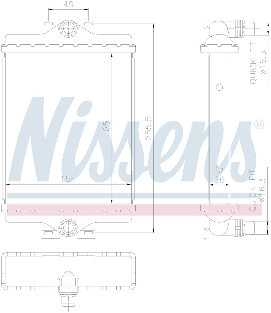 RAD. BMW SERIE 1 F20 (11) 116I / 118I / 125I / M140I