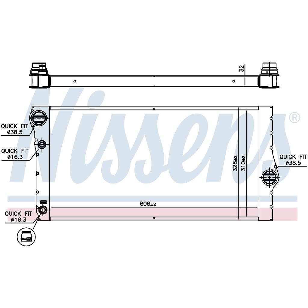 RAD. BMW SERIE 5 F10 (10) 518D / 520D / 525D / 530D / 535D