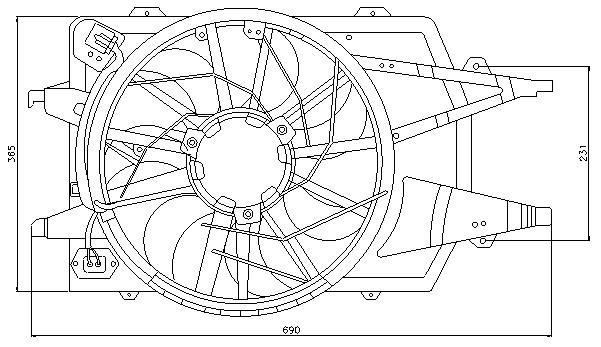 EL FORD FOCUS (98) CON AA 2 PINS