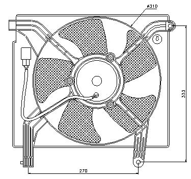 EL DAEWOO NUBIRA II (99) VENT AA