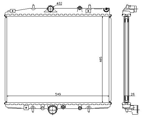 RAD. PSA/FIAT/LANCIA (02) + C8/SCUDO/ULYSSE/807