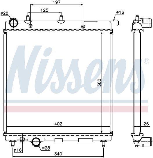 RAD. CITROEN C3 (02) AUT +/- 1.4