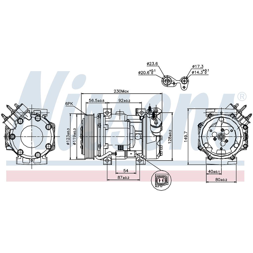 COMP. PSA BERLINGO/XSARA/406 (95) 7V16 ALT