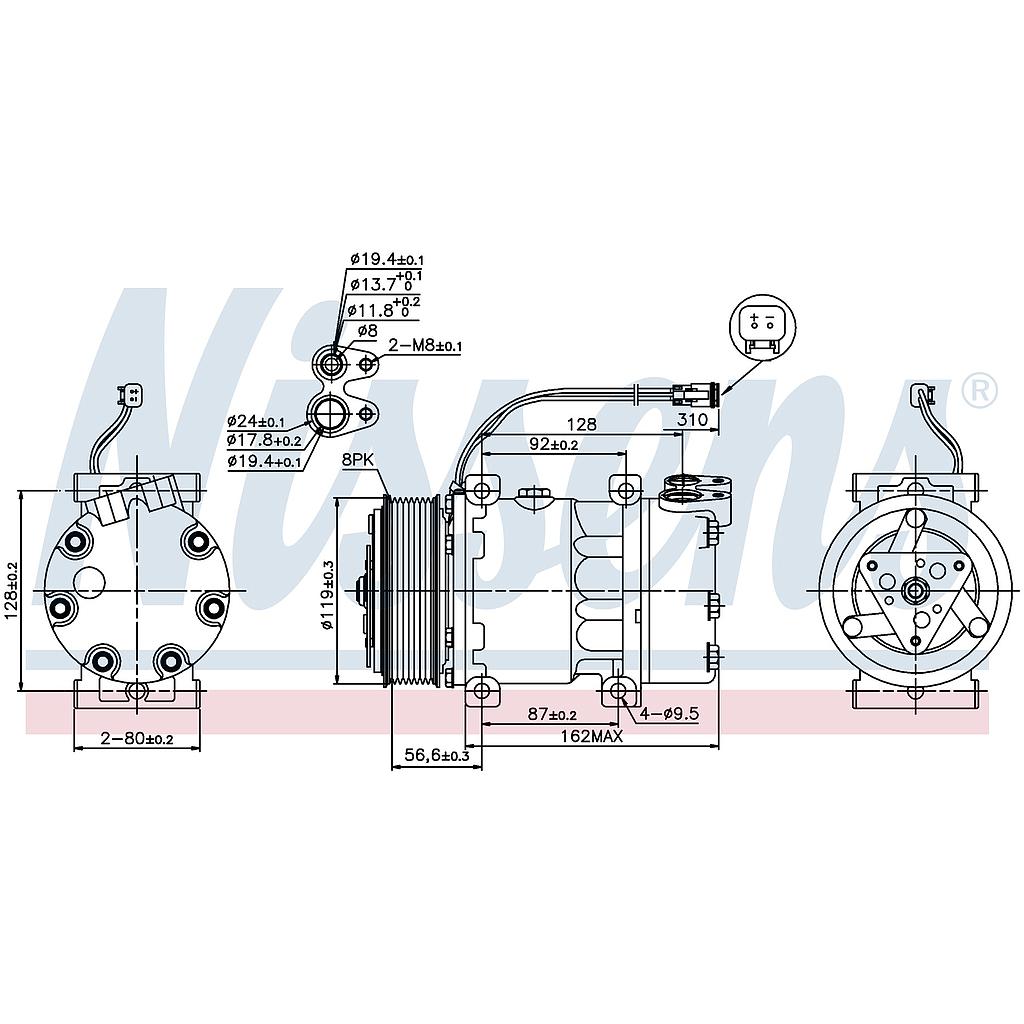 COMP. SCANIA P/G (04) 7H15 POLY-V10 ALT