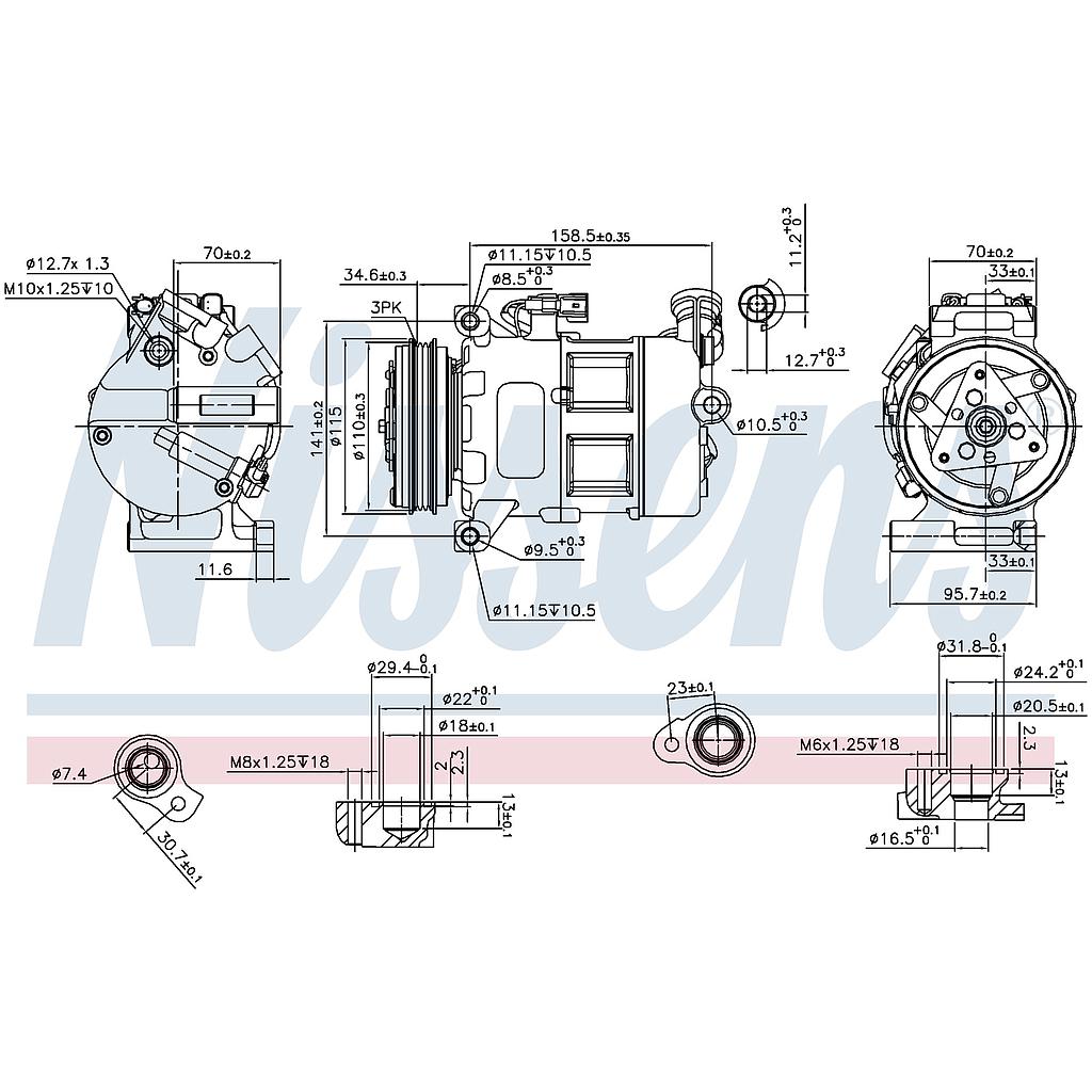 COMP. VOLVO (07) S60/S80/XC60/XC70