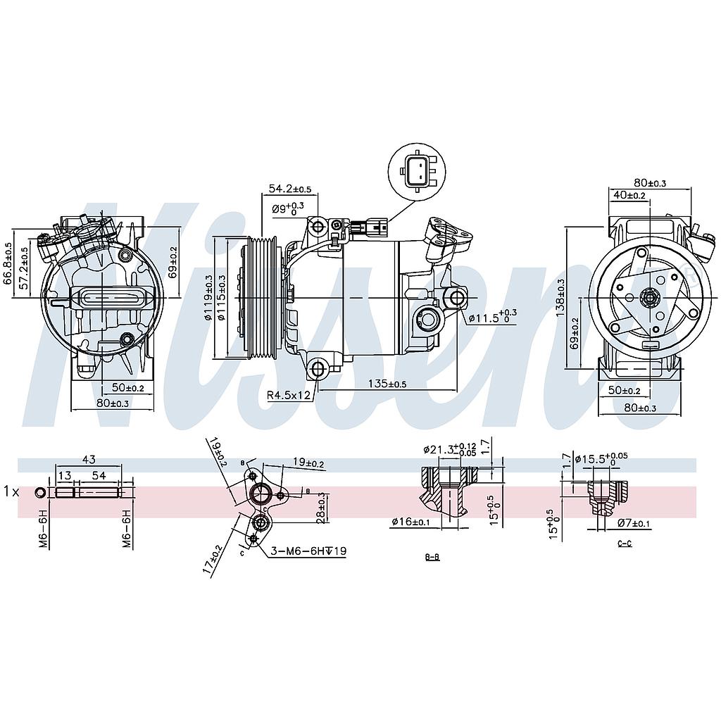 COMP. RENAULT/NISSAN (05) MEGANE/CLIO/QASHQAI