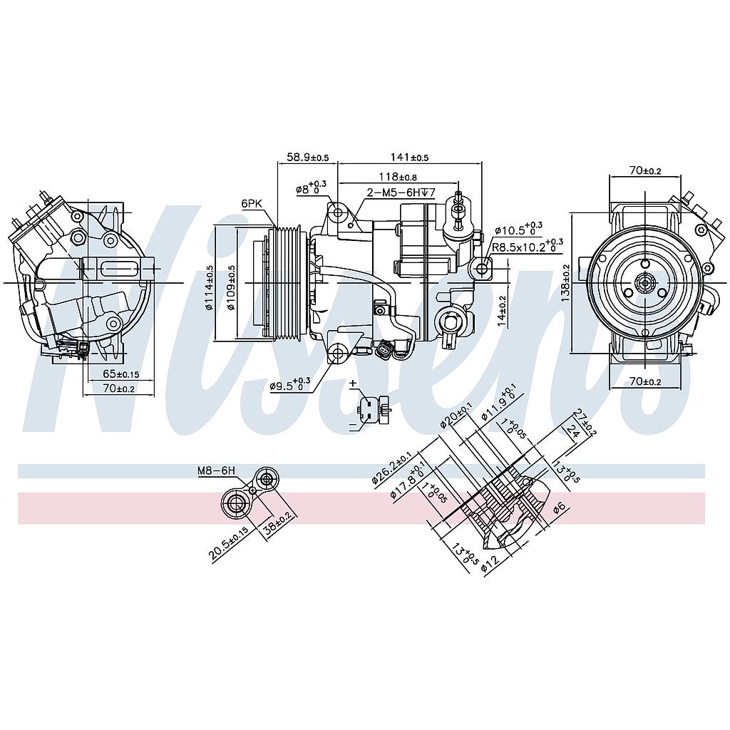 COMP. OPEL (07) ASTRA J/CASCADA/ZAFIRA C 2,0DCTi