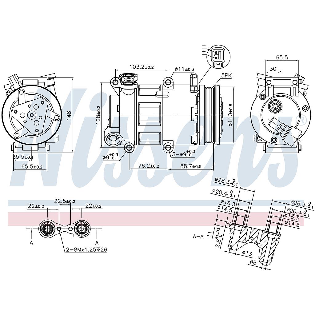 COMP. FORD/VOLVO (03) FOCUS/C-MAX/C30/S40 VS-16 PV6