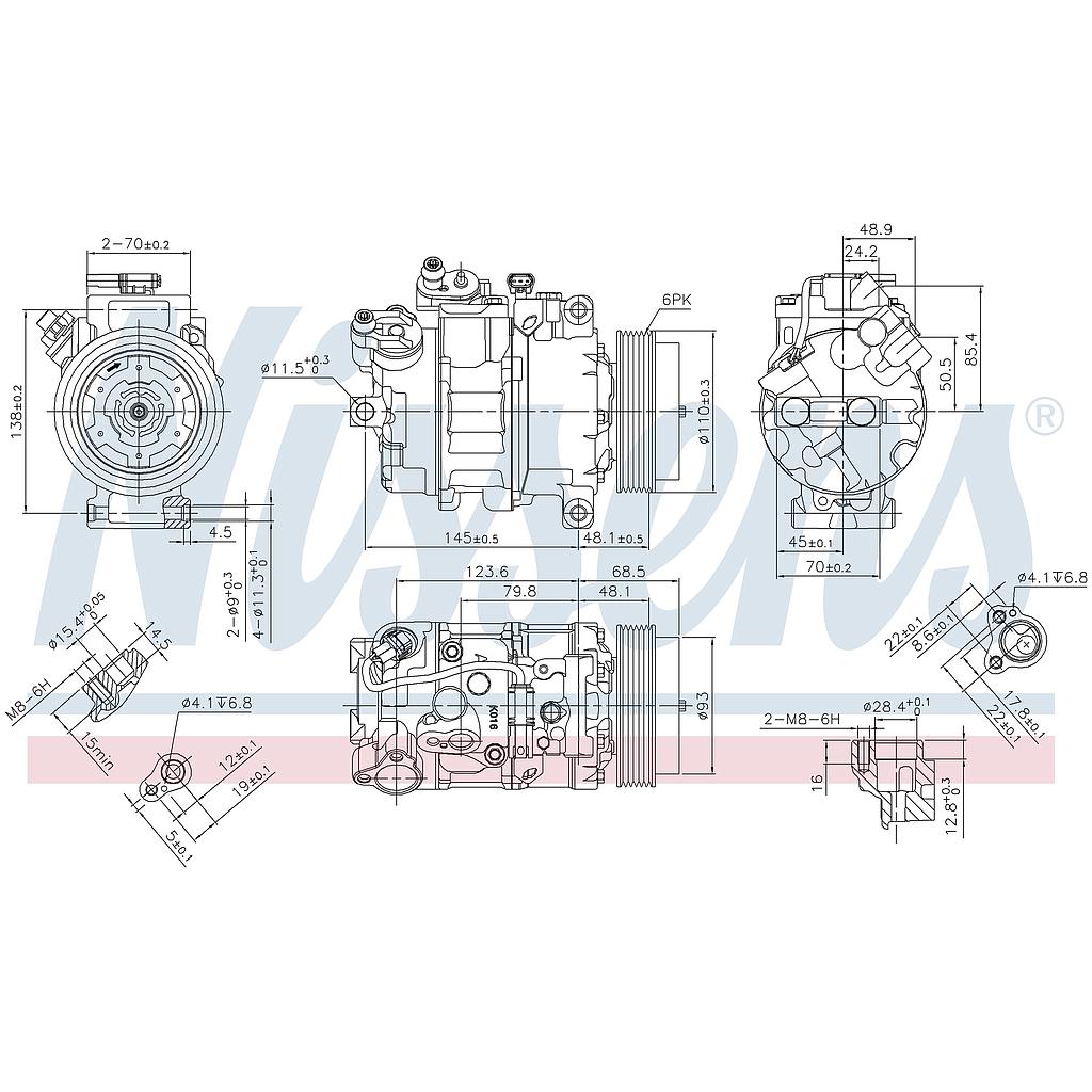 COMP. BMW 1/3 (04) DIESEL 6SEU14C