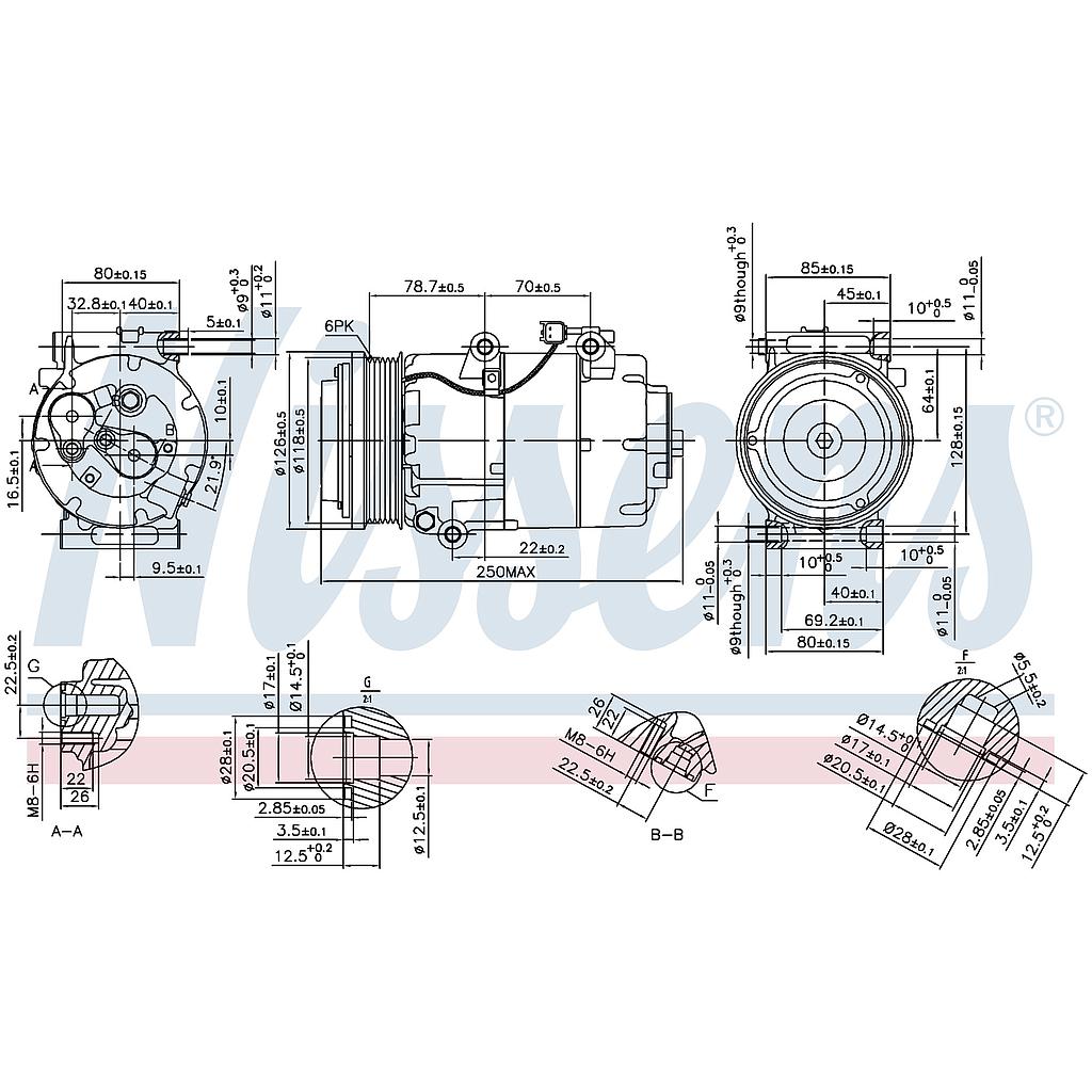 COMP. FORD/VOLVO C-MAX (03) 2,0TD V16