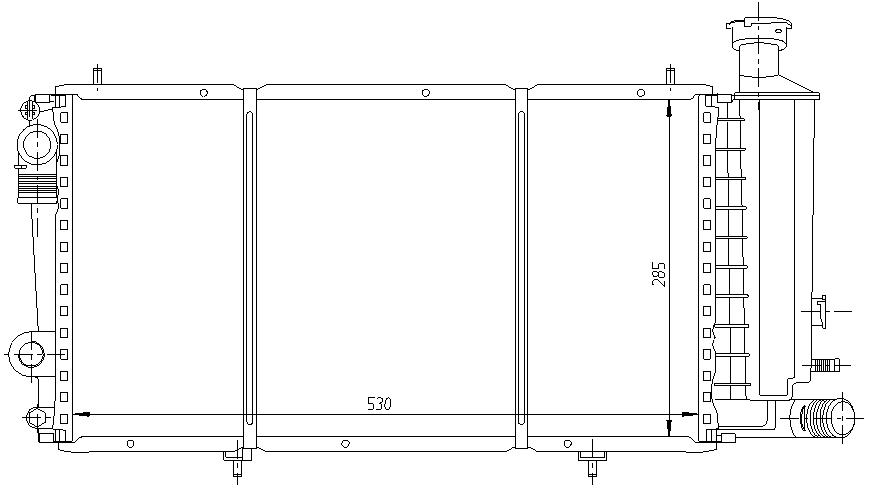 RAD. CITROEN C-15  (88) - 1.0 / 1.1 / 1.4 / 1.8 D