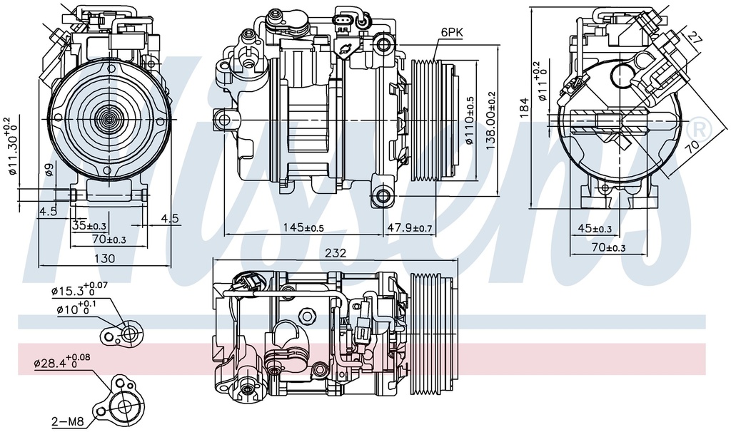 COMP. BMW 1 SERIES E81 (05) 116D / 118D / 120D / 123D