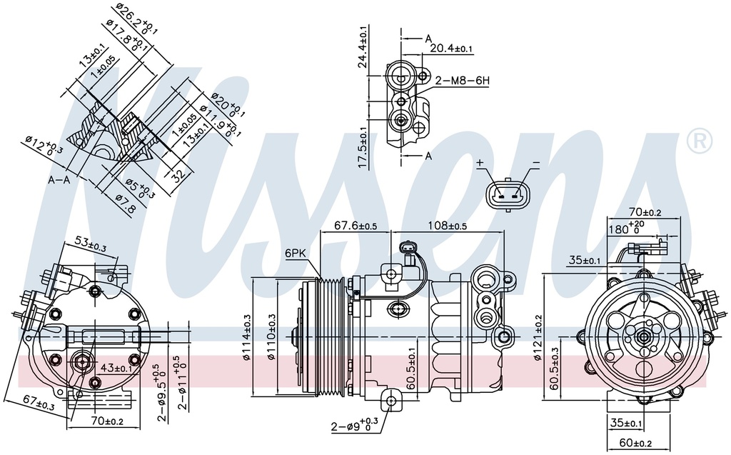 COMP. OPEL CORSA C (01) 1,3D / 1,7D