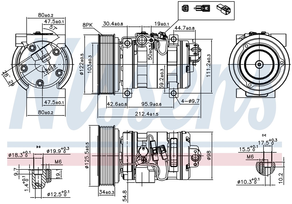 COMP. MAZDA 3/6 (09) 2,0D / 2,2D