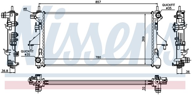 RAD. FIAT DUCATO (06) +/- 2.3JTD