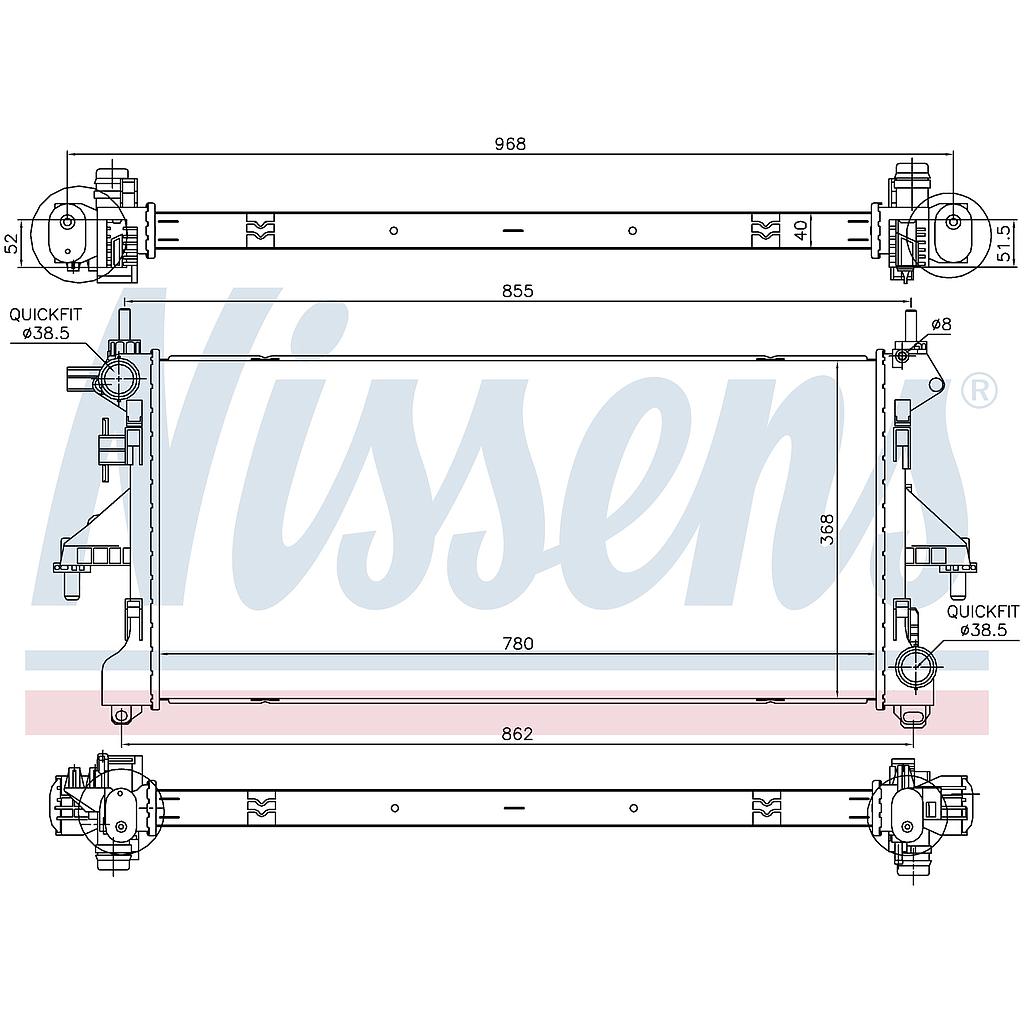 RAD. FIAT DUCATO (06) + 2.0JTD