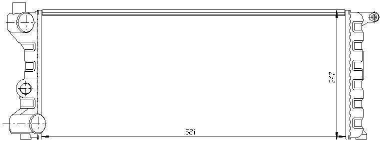 RAD. FIAT PANDA (86) 750 / 1.0 / 4X4