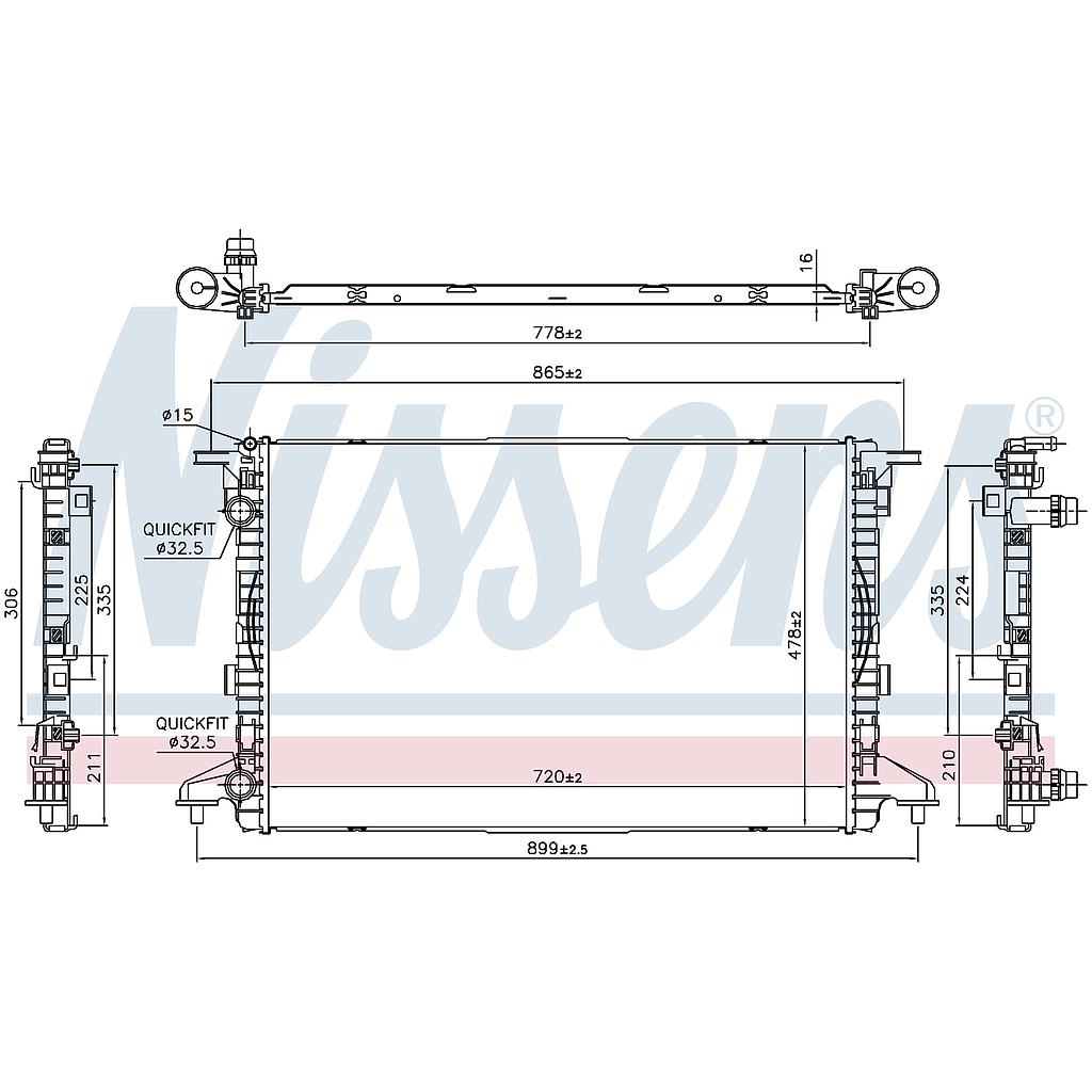 RAD. AUDI A4 (15) 1,4TFSI / 2,0TDi / 2,0TFSi