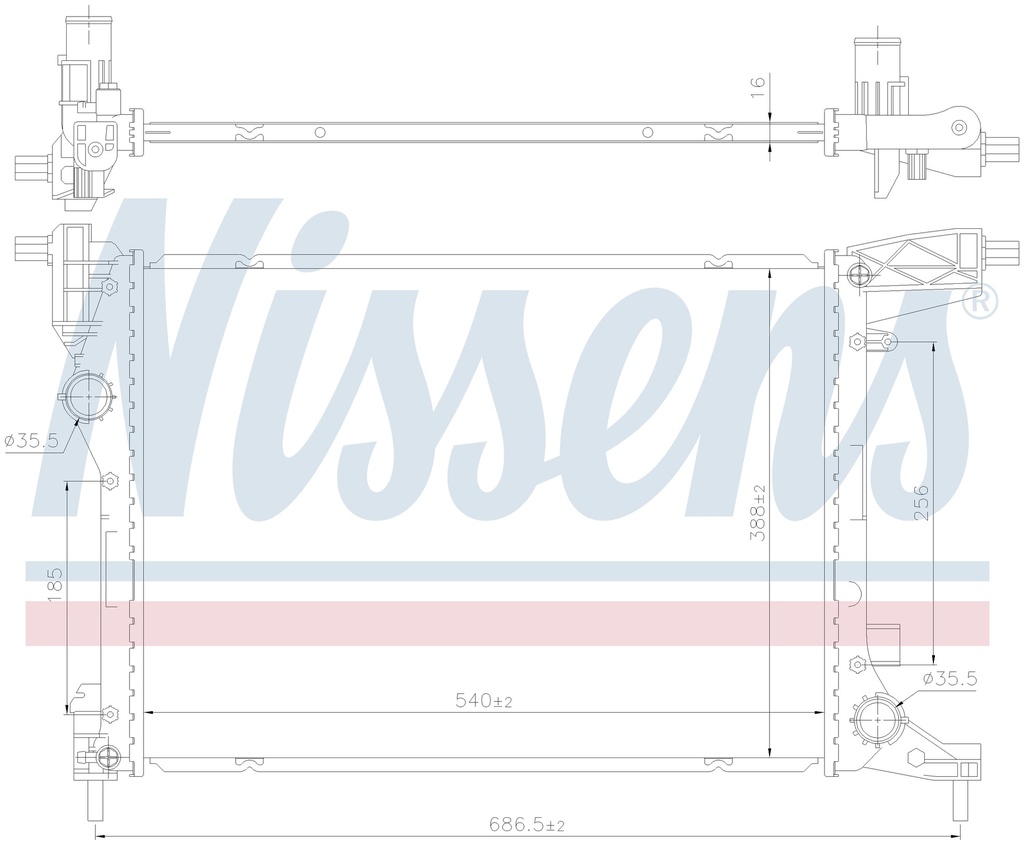 RAD. FIAT EGEA (15) 1,4