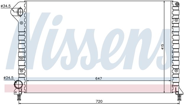 RAD. FIAT DOBLO (01) - 1.2/1.4/1.6/1.9D